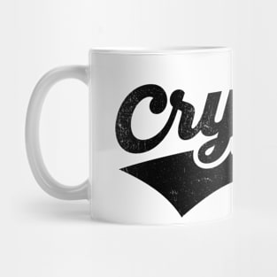 Crypto Vintage Athletic Swoosh Retro Design Mug